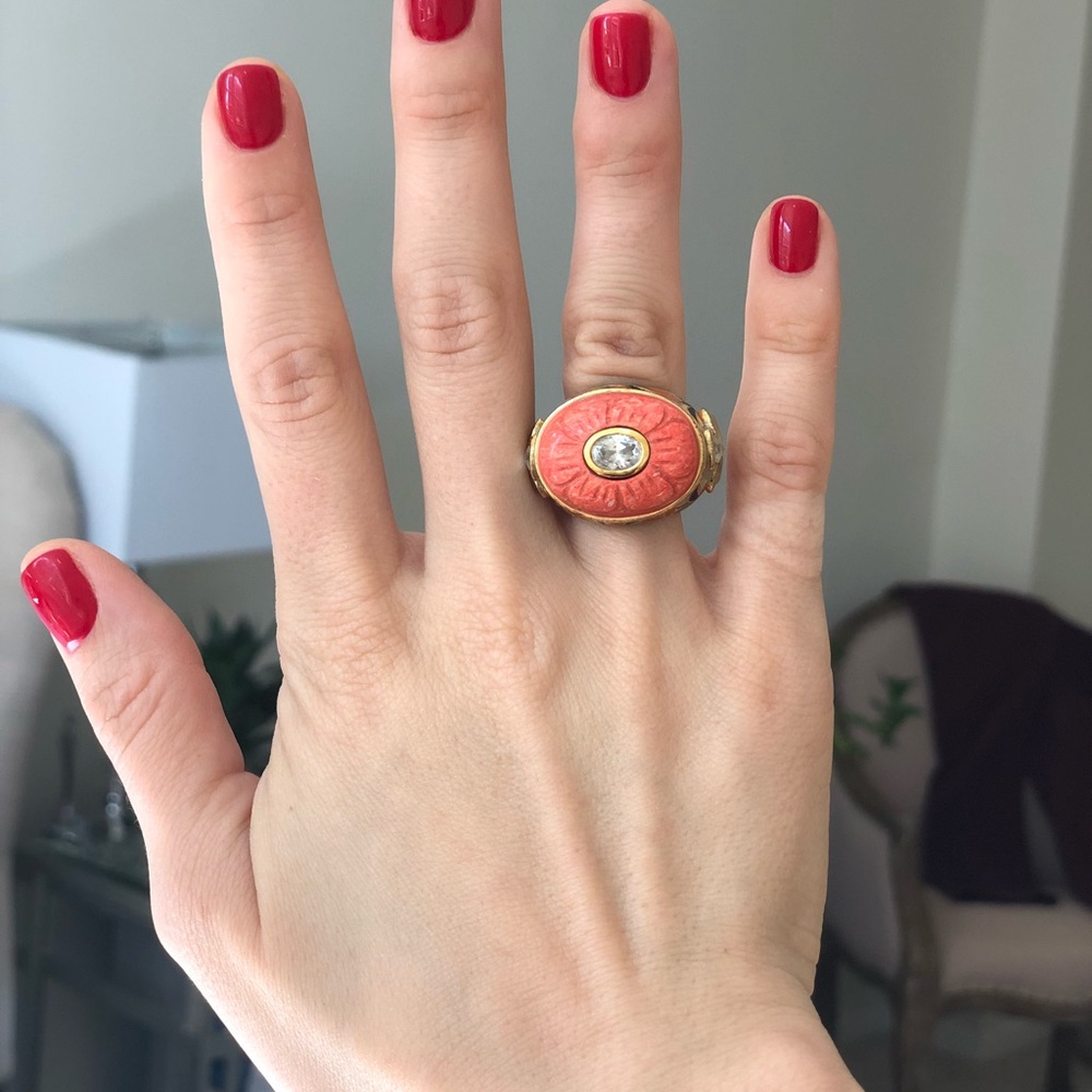 Ornate cocktail ring